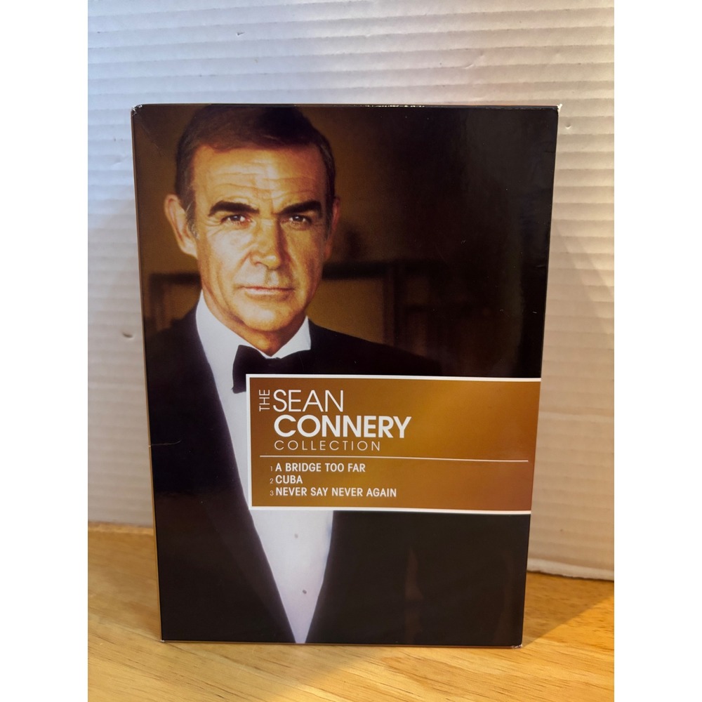 The Sean Connery Collection 3-DVD Box Never Say Never Again,Bridge Too Far,Cuba